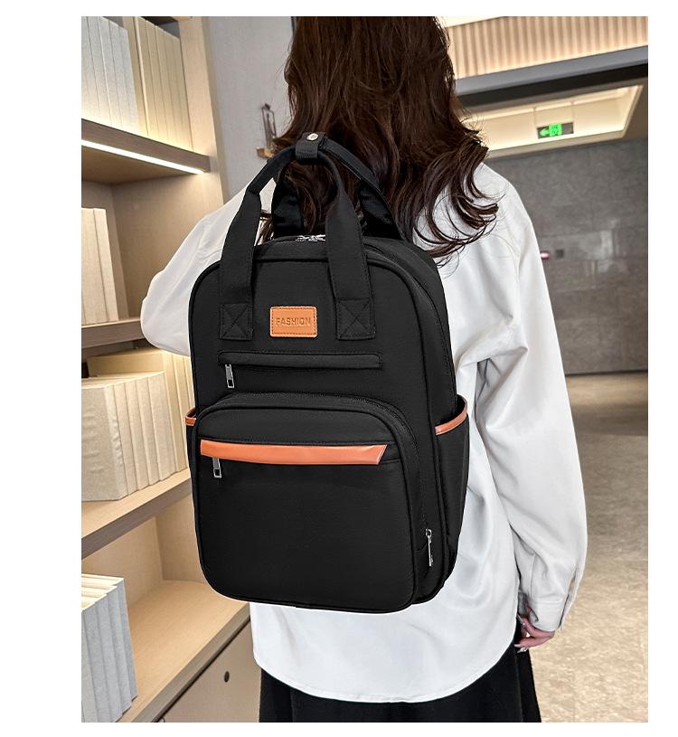Trendy Large-Capacity Mom Bag with Wet/Dry Separation, Luggage Handle Attachment, Multi-Function Backpack for Mothers