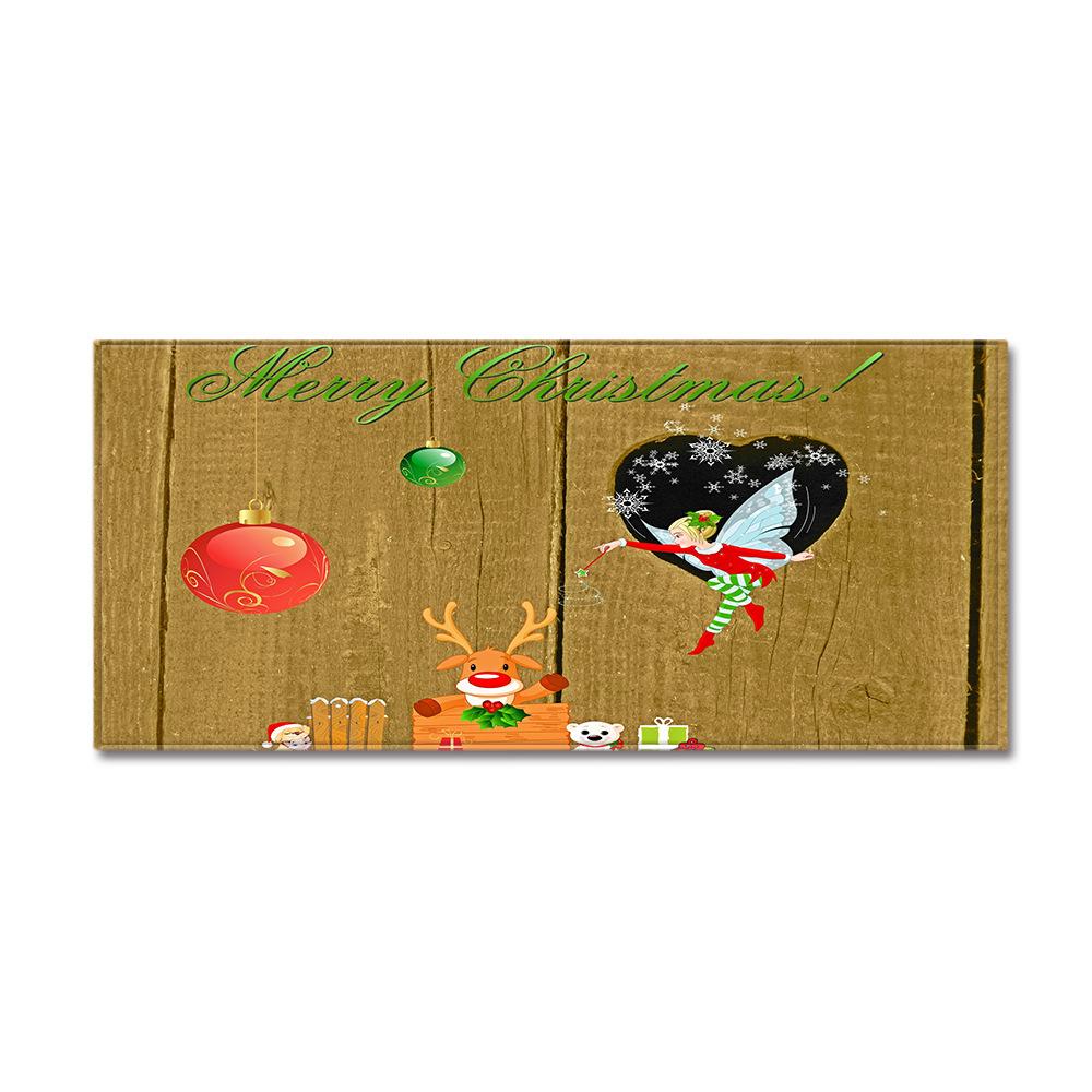 Christmas Kitchen Sand Carpet Doormat Long Floor Mat