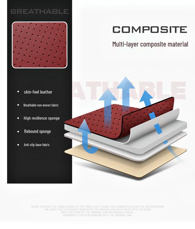 Volkswagen Lavida, Polo, Bora, Sagitar, T-Roc, Tayron Perforated Leather Car Seat Cover