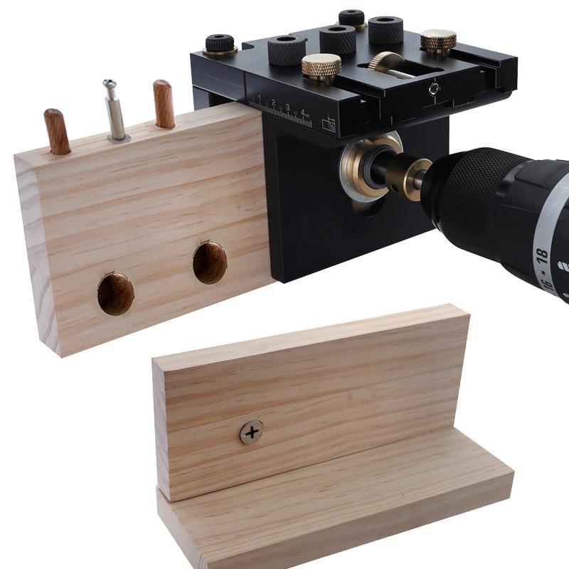 3-in-1 Woodworking Punch Locator & Round Tenon Tool