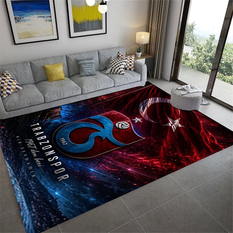 Trabzonspor Carpet Rug for Living Room Bedroom Home Sofa Decoration,Kids Play Non-slip Floor Mat