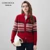 Women's Fair Isle Wool Cardigan