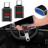 OTG Adapter Car USB Data Cable Converter Type C Mobile Phone Charging Cable Charger For Hyundai Kona Accent Elantra Tucson GDi Pp39