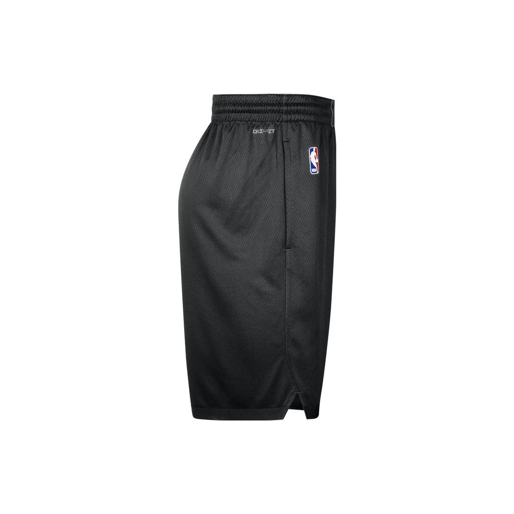 Jordan NBA Dri-Fit Colorblock Logo Elastic Waist Basketball Shorts Men Bottoms Black DO9423-010
