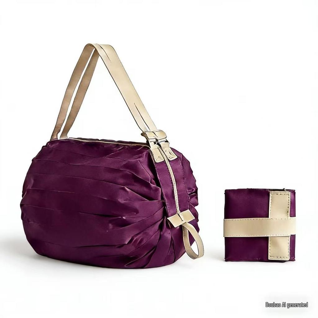 Skládací cestovní taška přes rameno v japonském stylu, ekologická