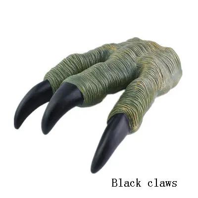 Soft Vinyl Rubber Animal Head Hand Puppet Figure Toys Gloves Model Gift Dinosaur Hand Puppet Toys For Halloween dress up