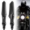 Evermotor Motorcycle Turn Flowing LED Turn Inspection High Set of 2 Signals, Signals, Motorcycle/E-Bike Compatible, 12V, Universal, Waterproof, Amber,