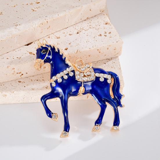 Yousheng Chinese New Year Horse Charm 2026Year of The Horse Mascot Pendant Lucky Zodiac Animal Alloy Feng Shui Charm for DIY Keychain Bracelet Jewelry