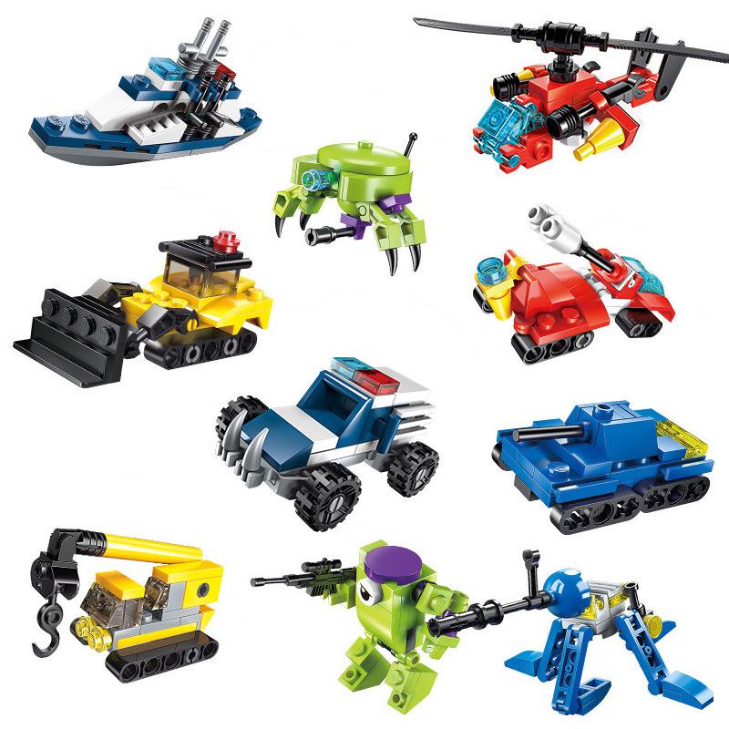 Enlightenment Gale Warrior 1407: Aircraft Carrier Assembly Toy & Transforming Robot for Boys