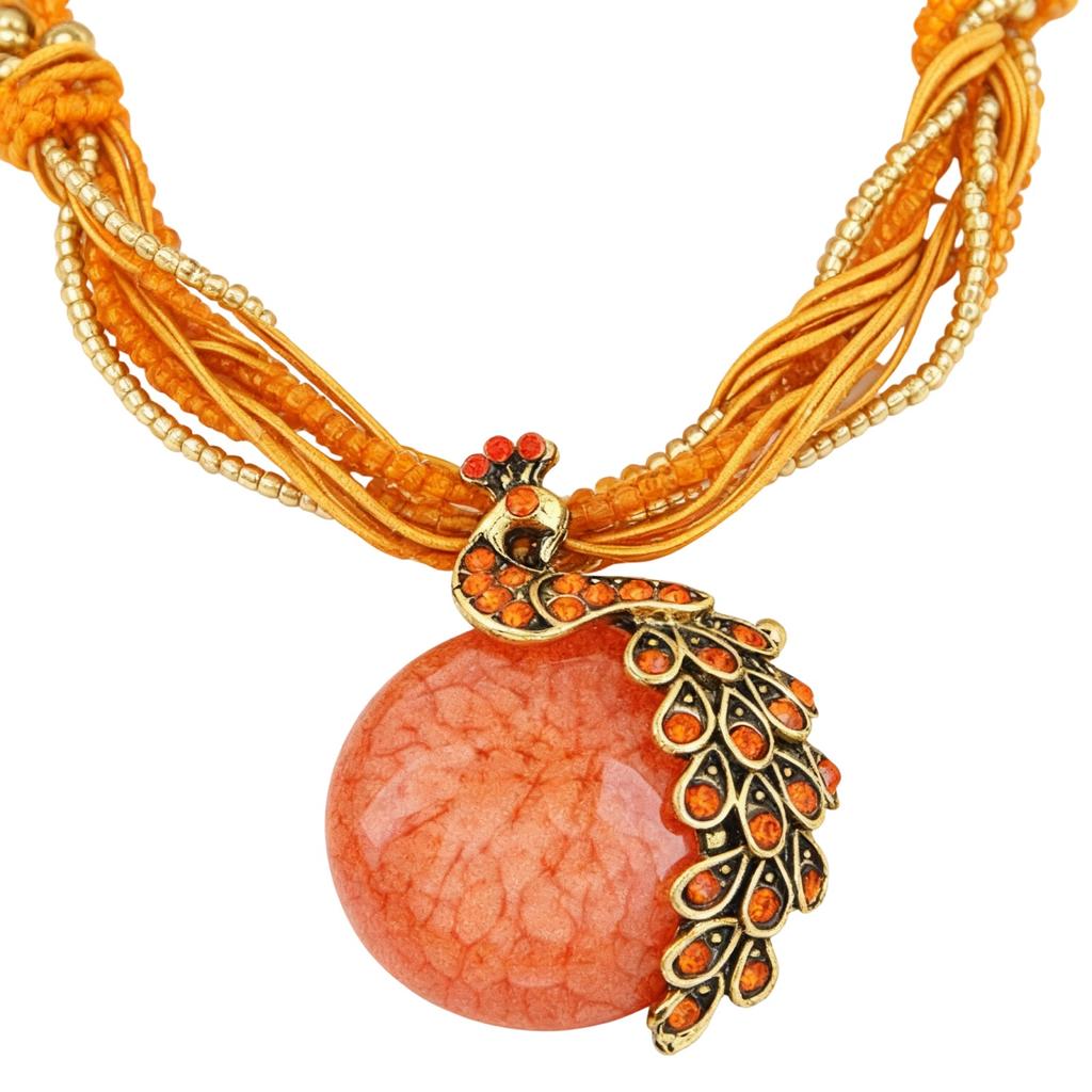 Collier Pendentif Ethnique Bohème, Collier Unique pour Femme