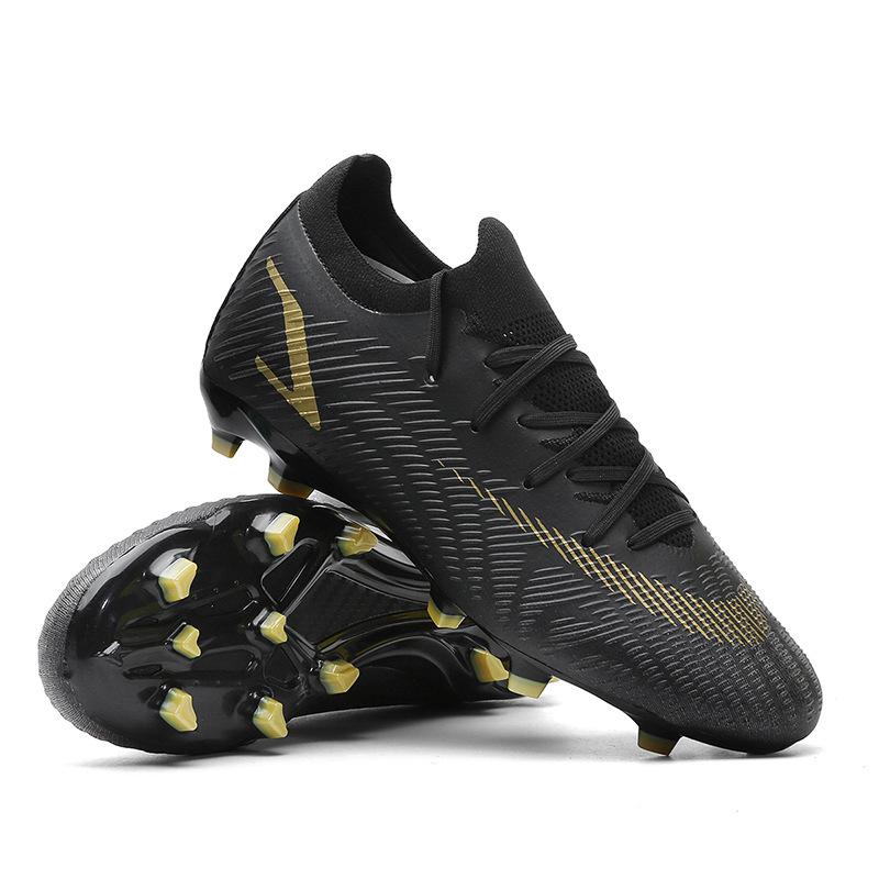 

Новые дышащие футбольные бутсы, мужские и женские молодежные студенческие, длинные шипы, длинные шипы, уличные высокие футбольные бутсы 45