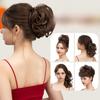 Adjustable Fluffy Wig Hair Ring for European & American Style Ponytails