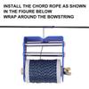 Archery Bowstring Serving Thread Jig Adjustable Tension Bow String Accessories for Compound Bow