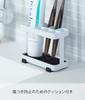 Yamazaki Tower Toothbrush W11 x D5 x Bathroom 6802 Stand, White, Approx. H8cm, Dimensions