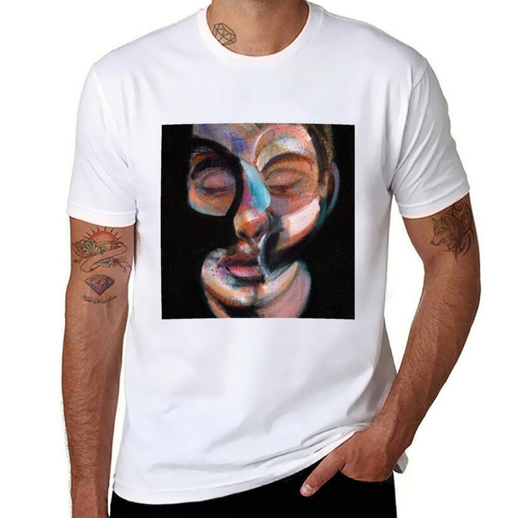 Francis Bacon 1970s Original Paintings Tshirt Basic Simple Design Short Sleeve Shirt