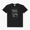 Wildes Esel T Kettenlogo Schwarz Unisex T-Shirt