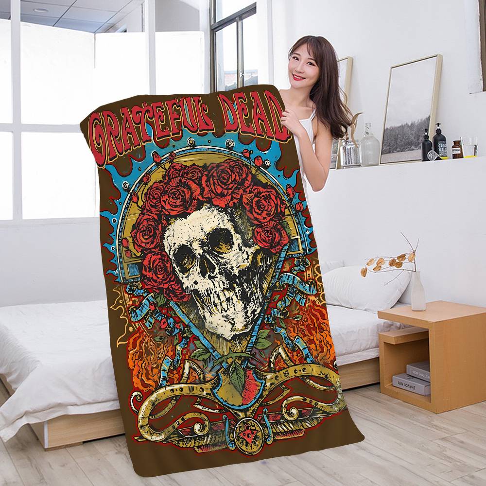 G-Grateful D-Dead Band Große Mikrofaser Strandtücher Schnelltrocknendes Handtuch Sand Strandtücher Poolhandtuch Für Reisen Schwimmbad Yoga