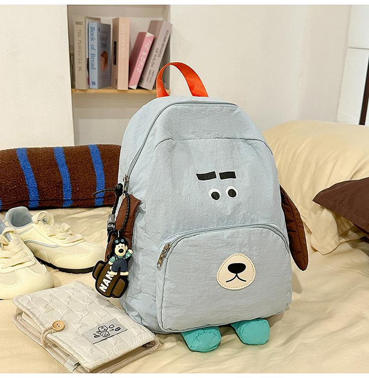 Schoolbag new high-value fresh and sweet cute puppy dog backpack kindergarten grades 1-1 large-capacity backpack