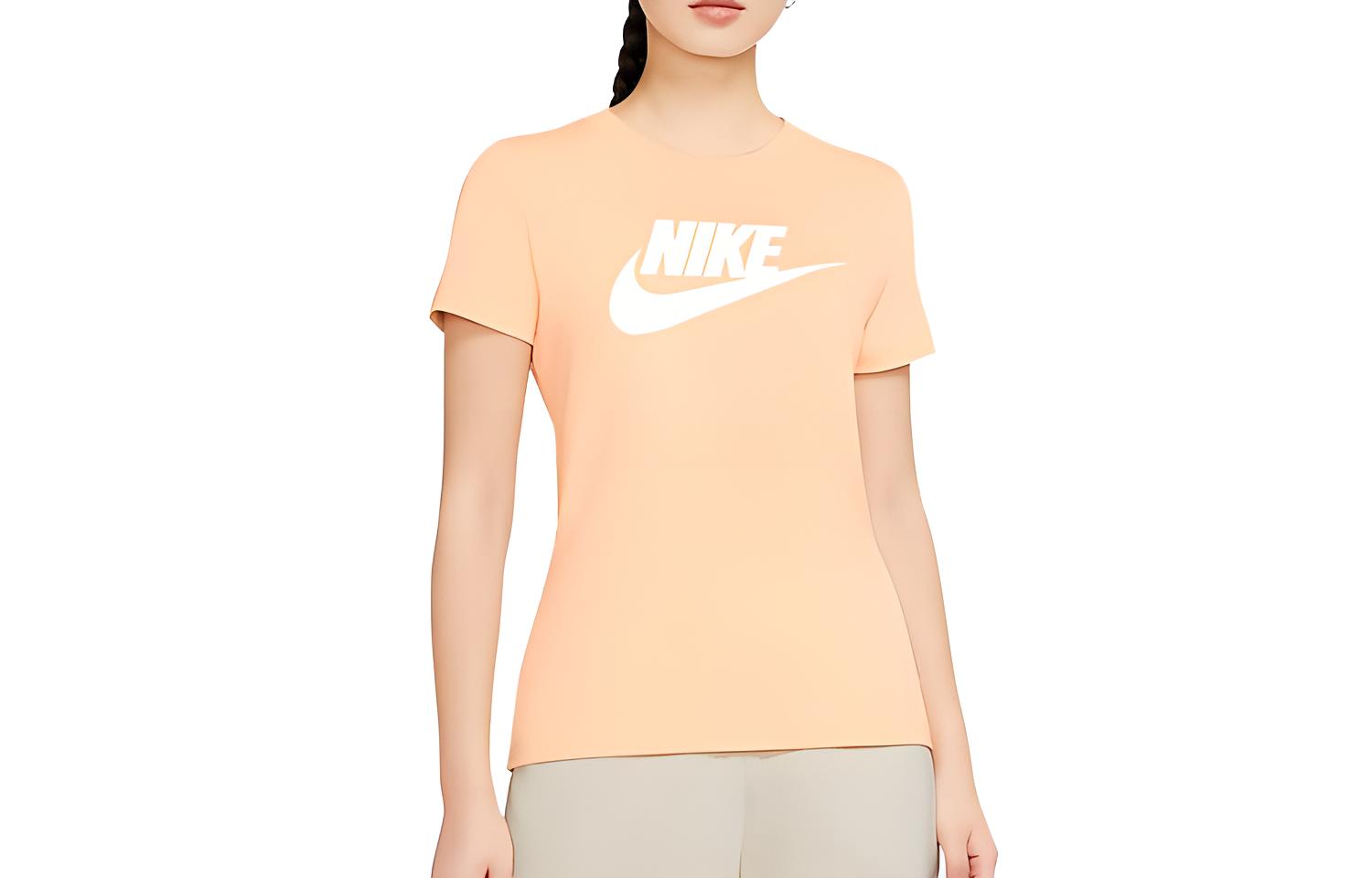 Nike T Shirt Women s Pink Orange BV6170-734 M