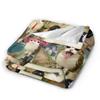 Meowl Katze Eule Meme Wurfdecke für Sofa Weiche Gemütliche Plüschdecke 50x60 Zoll Mehrere Größen Tagesdecken für Alle Jahreszeiten