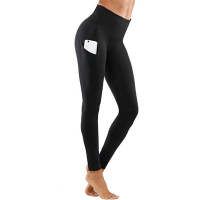 Yoga-Fitness-Leggings für Damen, Seitentaschen mit hoher Taille, enge Hosen für Outdoor-Sportarten für Damen