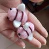 Wool Felt Nursery Costume Accessories Baby Shower Bumble Bees Plush Balls Toys Craft Ornament