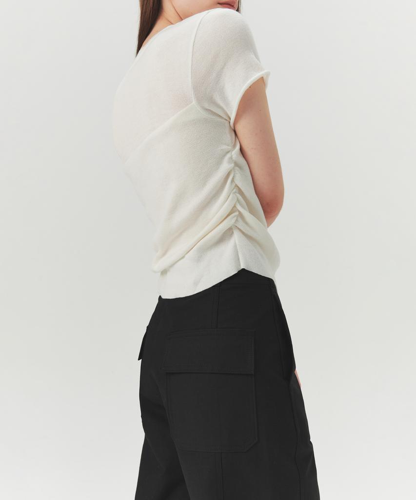 Leuba French Wide Chino Pants - Black