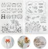 A4 Koi Fish Airplane Ball Suit Pattern Embroidery Stabilizer - Self-Adhesive Water-Soluble Nonwoven Fabric for Easy Stitching
