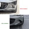 For Mazda Mazda MX-5 Miata ND 2016 + Automotive Carbon Fiber Front Air Knife Car Sticker Trend Grille External Accessories