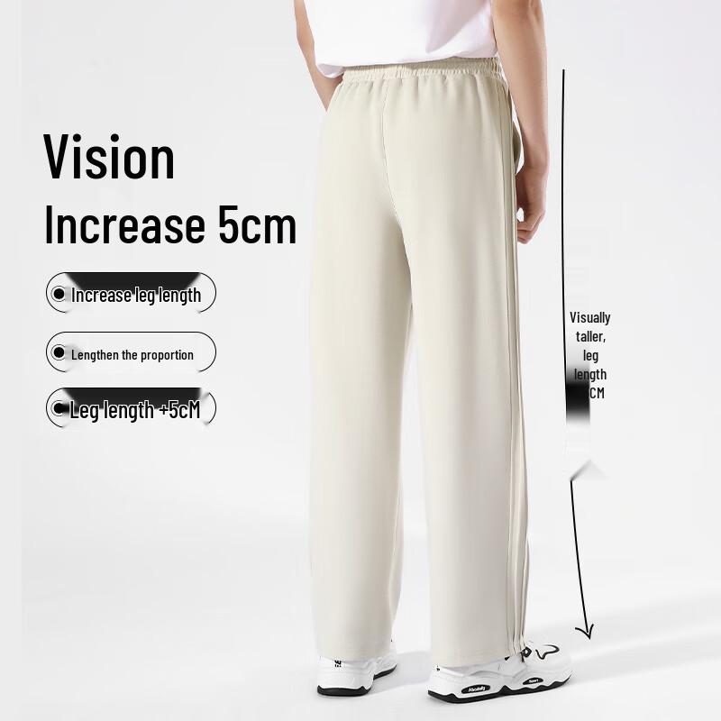 Baleno Men's Wide-Leg Draped Casual Pants