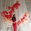 Handun EVA China Red Koi Photo Prop