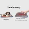 Pet Electric Blanket Water Resistant 9 Mode Temperature Adjustment Chew Resistant Pet Heating Pad