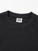 XOX Layered Crew Neck Kurzarm-T-Shirt [Schwarz]