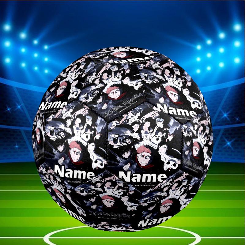 Custom Name Personalized Jujutsu Kaisen Print Size 5 Soccer Ball Training & Match Football, for Team, Kicking, Gift for Football