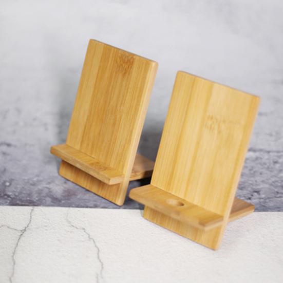 Mobile Phone Holder Multifunctional Reusable Steady Wooden Universal Anti-slip Portable Desk Cell Phone