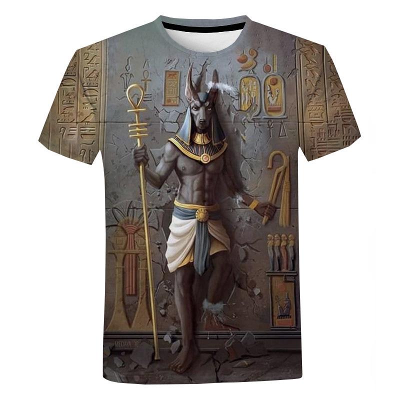 Cross-border hot sale 3D breathable perspiration digital printing couple clothing fashion classical pattern T-shirt casual short-sleeved top