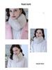Faux Fur Snood Scarf with Magnetic Fox Fur Collar - Trendy Hanfu Down Jacket Accessory