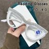 Unisex Neue stilvolle Lesebrille für Männer und Frauen Große Blaulichtfilterbrille Luxus Übergroße Cat Eye Weitsichtbrille