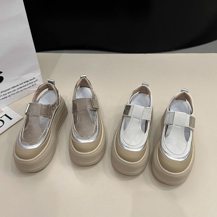 Sandale Femei Vară Exterior Purtare Talpă Groasă Sport Casual Zână Roma Pantofi Femei cu Toc Pană