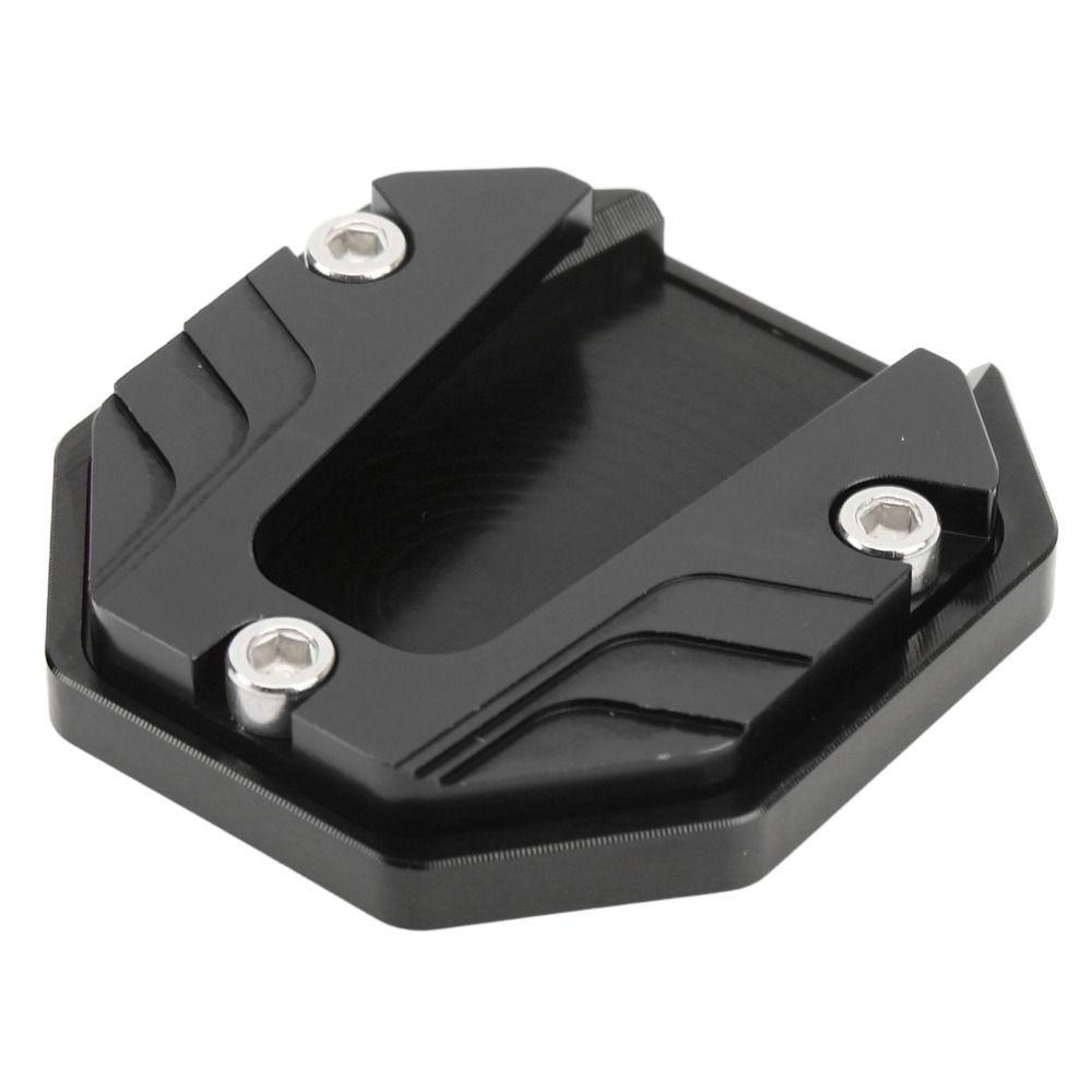 High Strength Motorcycle Side Stand Plate Black Kickstand Extender Kickstand Pad  Parking