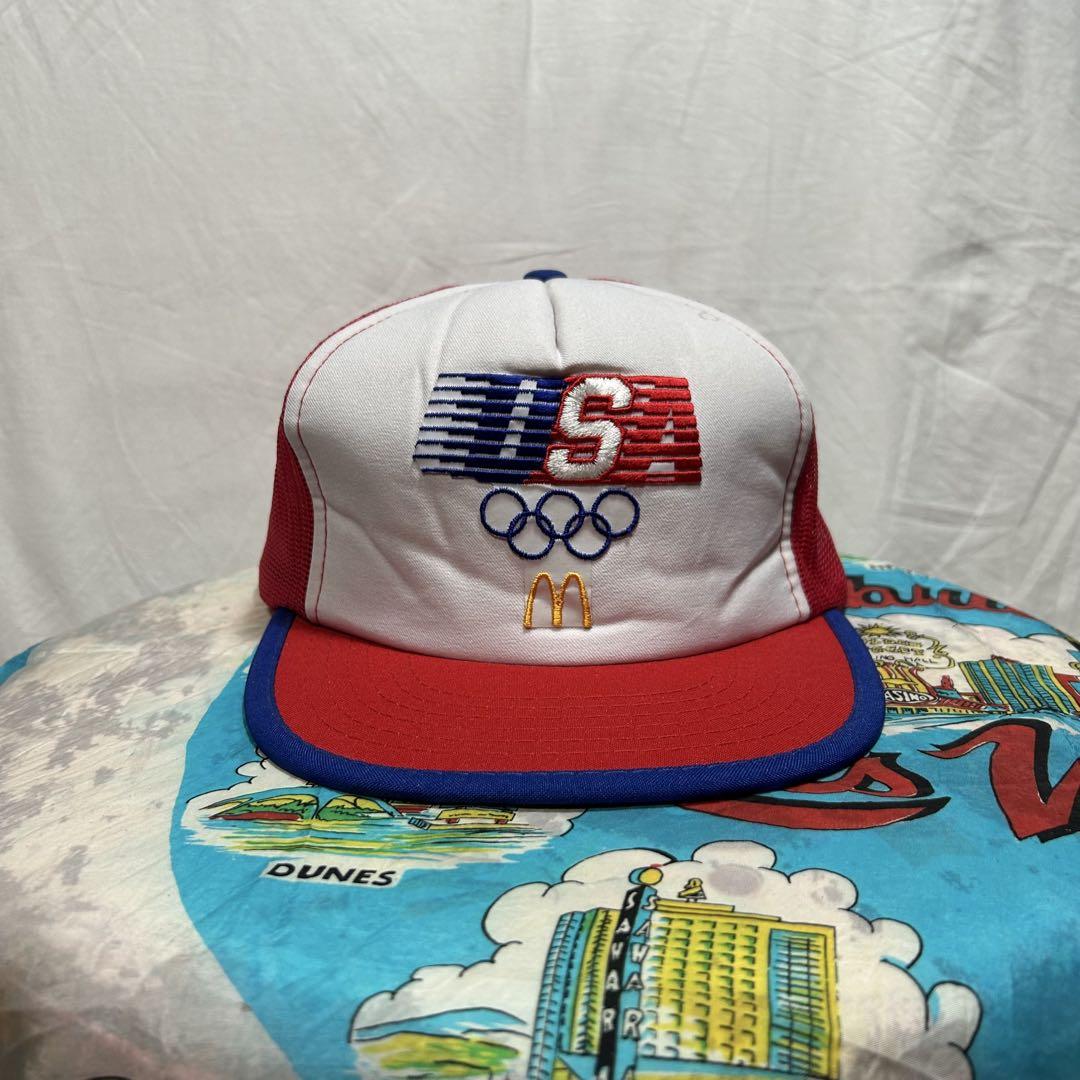 

[Б/У] Бейсболка-сетка McDonald s USA Olympic Tracker
