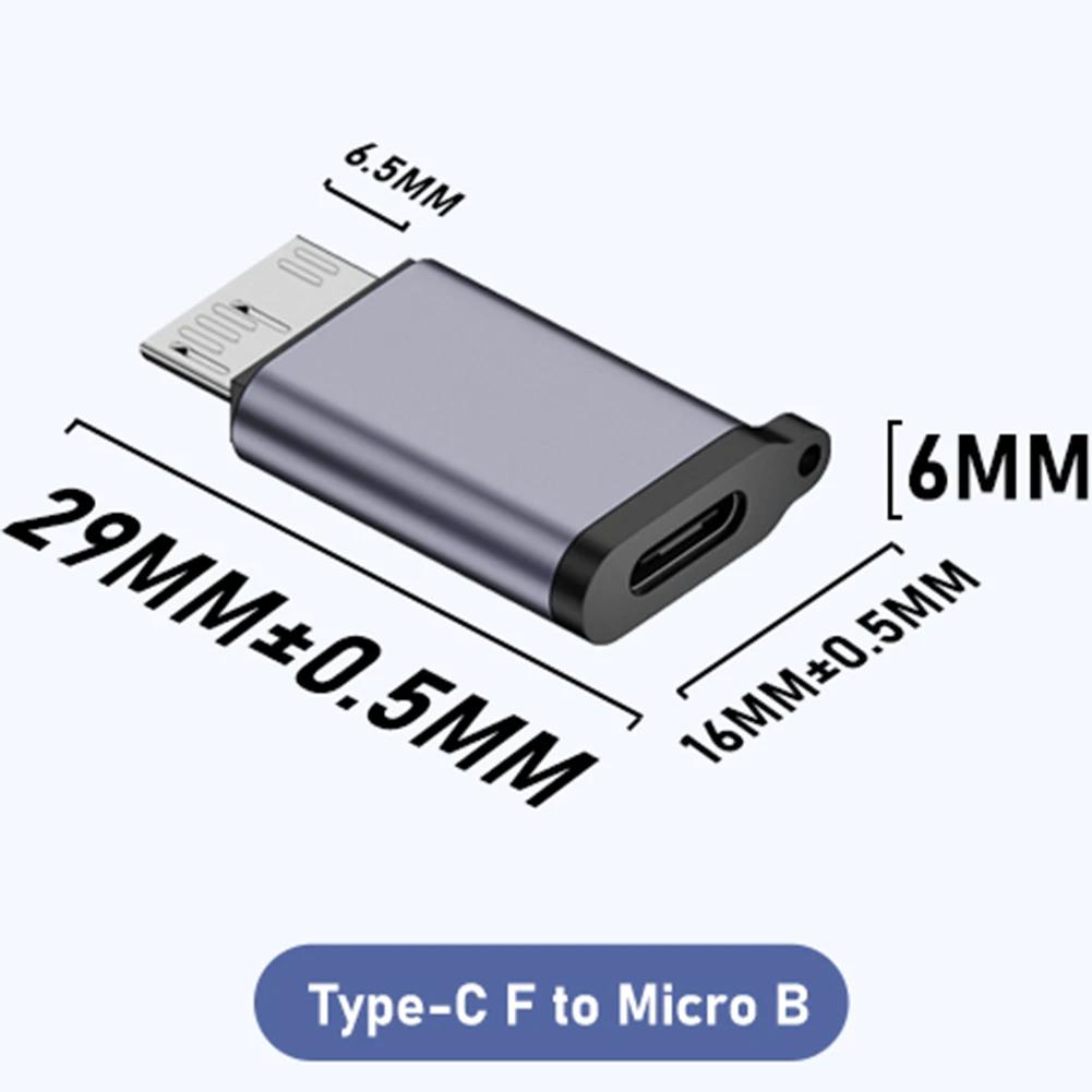 USB-A/Type-C To Micro B HDD Adapter USB 3.1 Type C Female To Micro USB 3.0 Male Connector for Hard Drive Cable Mobile Phone