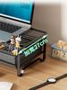 Metal Desktop Laptop Stand with Storage and Cooling Features for Gaming Monitors