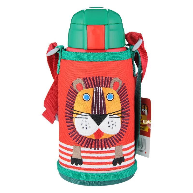 TIGER Kids' 600ml Dual-Use Insulated Straw Bottle