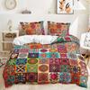 Three-piece Quilt Cover Ethnic Style Retro Kit Bohemian Boho Style Bedding
