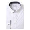 Long Sleeve Slim Fit Stretch Collar Snap Shirt Se5fm22ls923swh