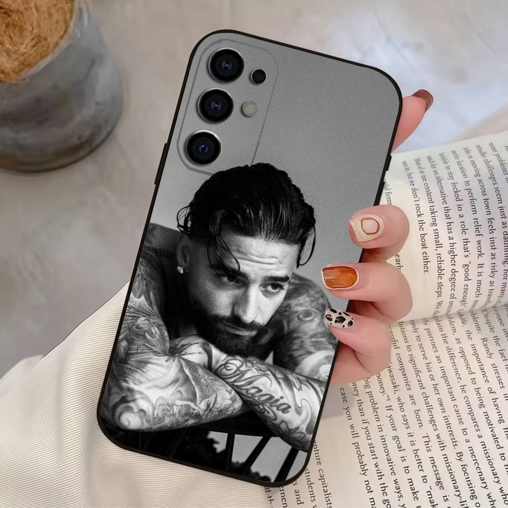 M-Maluma P-Pelon Phone Case For Samsung S25,S24,S21,S22,S23,S30,Ultra,S20,Plus,Fe,Lite,Soft Black Cover
