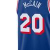 Nike X NBA Philadelphia 76ers Jared McCain Casual Pullover Basketball Jersey Men Jersey Royal-Blue DX8620-405