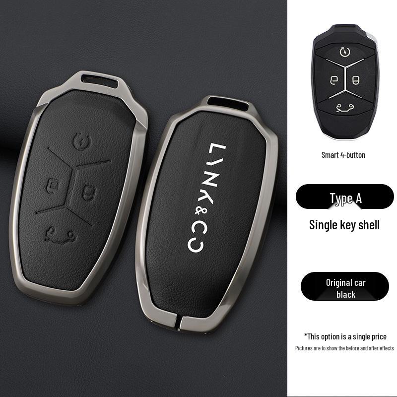 Pouzdro na klíč Lynk & Co 03: Kompatibilní s 0607, 01 Shell, 05 Nový model, 02 09 EMPS Energy Crystal Z10 Přezka na krytu