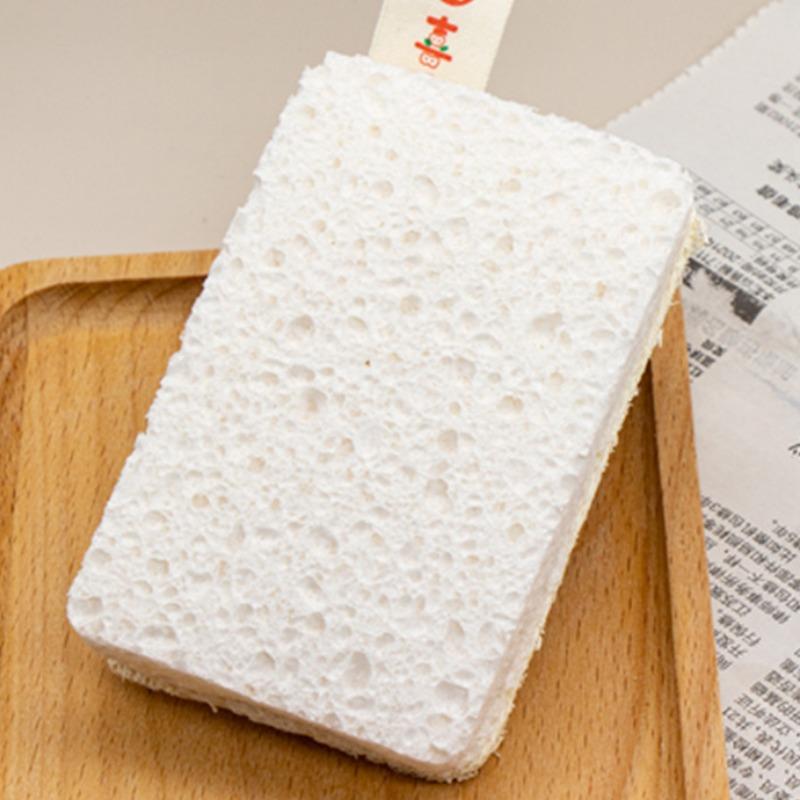 Loofah Cleaning Cloths Household Kitchen Cleaner Thicker Non-stick Oil Safe Portable Reusable Dishrag Durable Water Absorbent